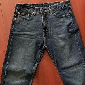 Levi's Dark Indigo Straight Jeans